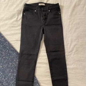 Madewell 9” Jeans (black, sz 26)